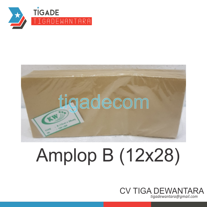 Amplop Coklat Samson B Ukuran 12x28cm / Amplop Gaji / Amplop Dokumen ...