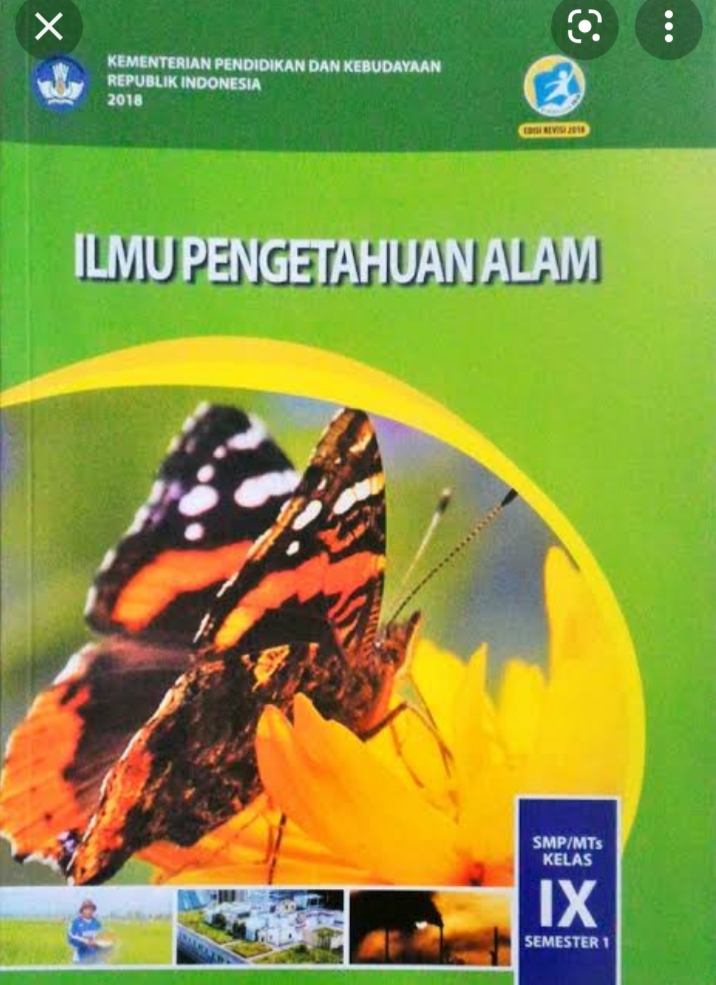 Buku Teks Ilmu Pengetahuan Alam Semester 1  SIPLah