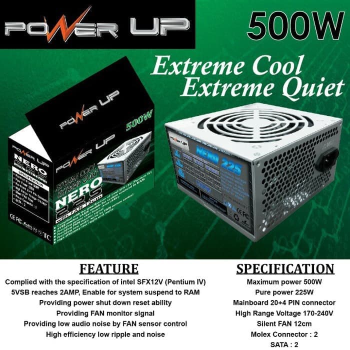 Psu 500 Watt Siplah