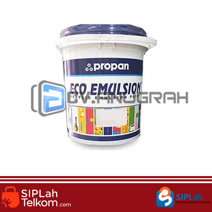 Cat Tembok Eco Emulsion Propan 25kg White Siplah 8432