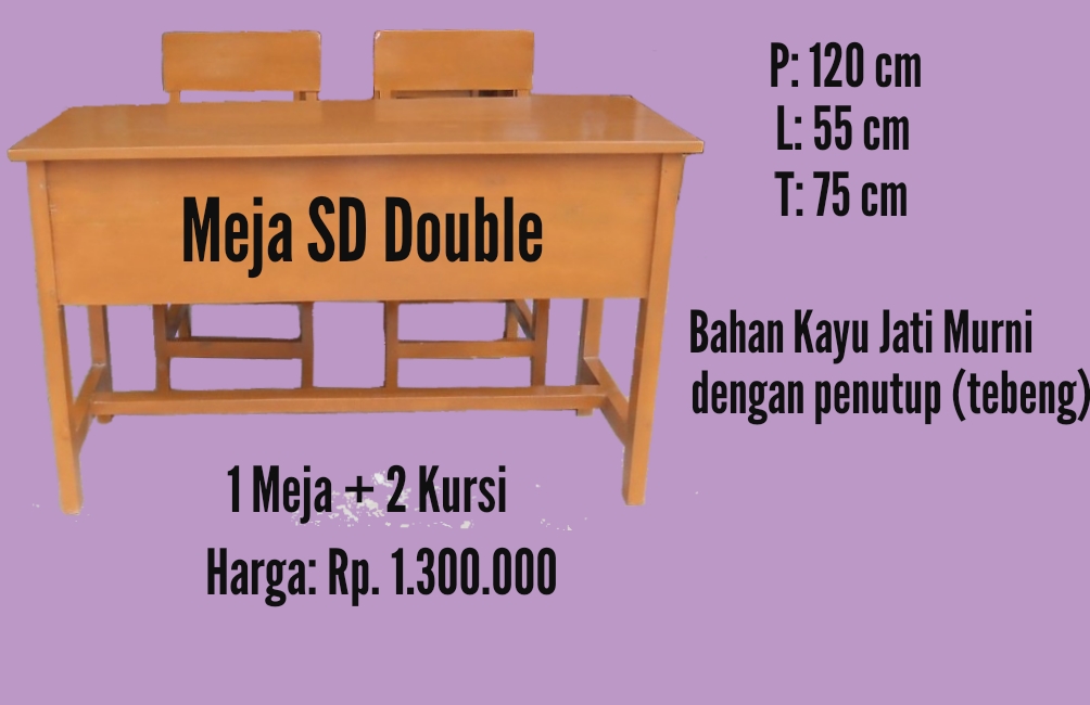 Meja SD Double | SIPLah