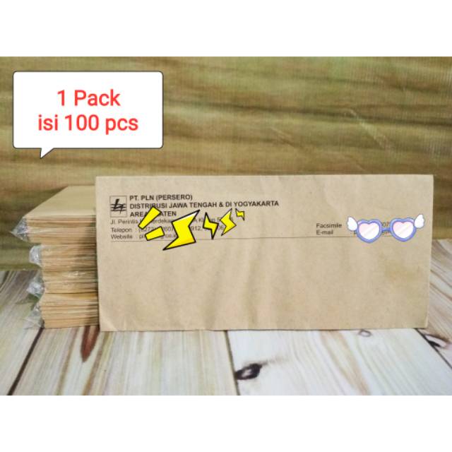 Cetak Kepala Surat Amplop Coklat Ukuran 11 x 24 Cm (Samson A) | SIPLah