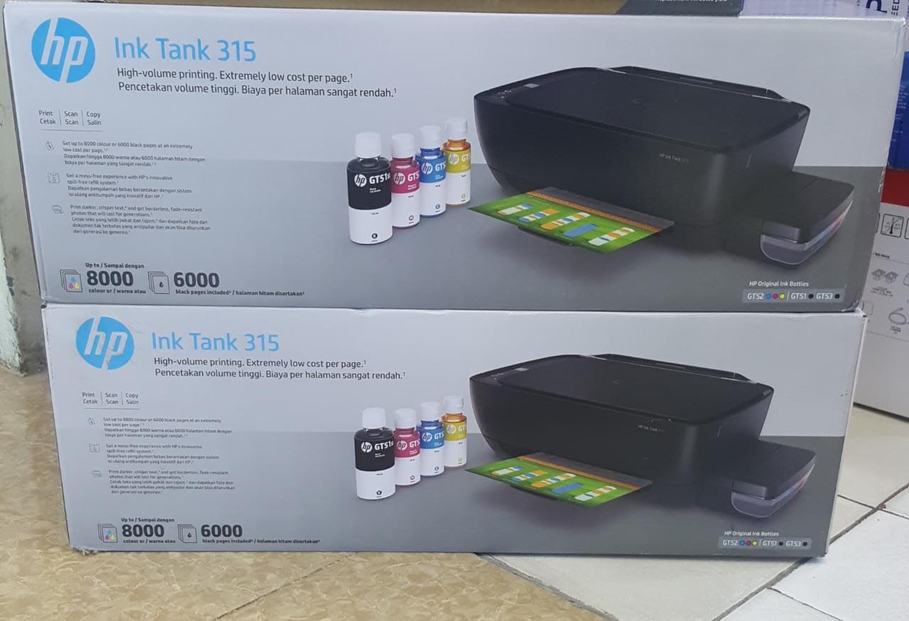 Printer Ink jet HP Ink Tank 315 | SIPLah