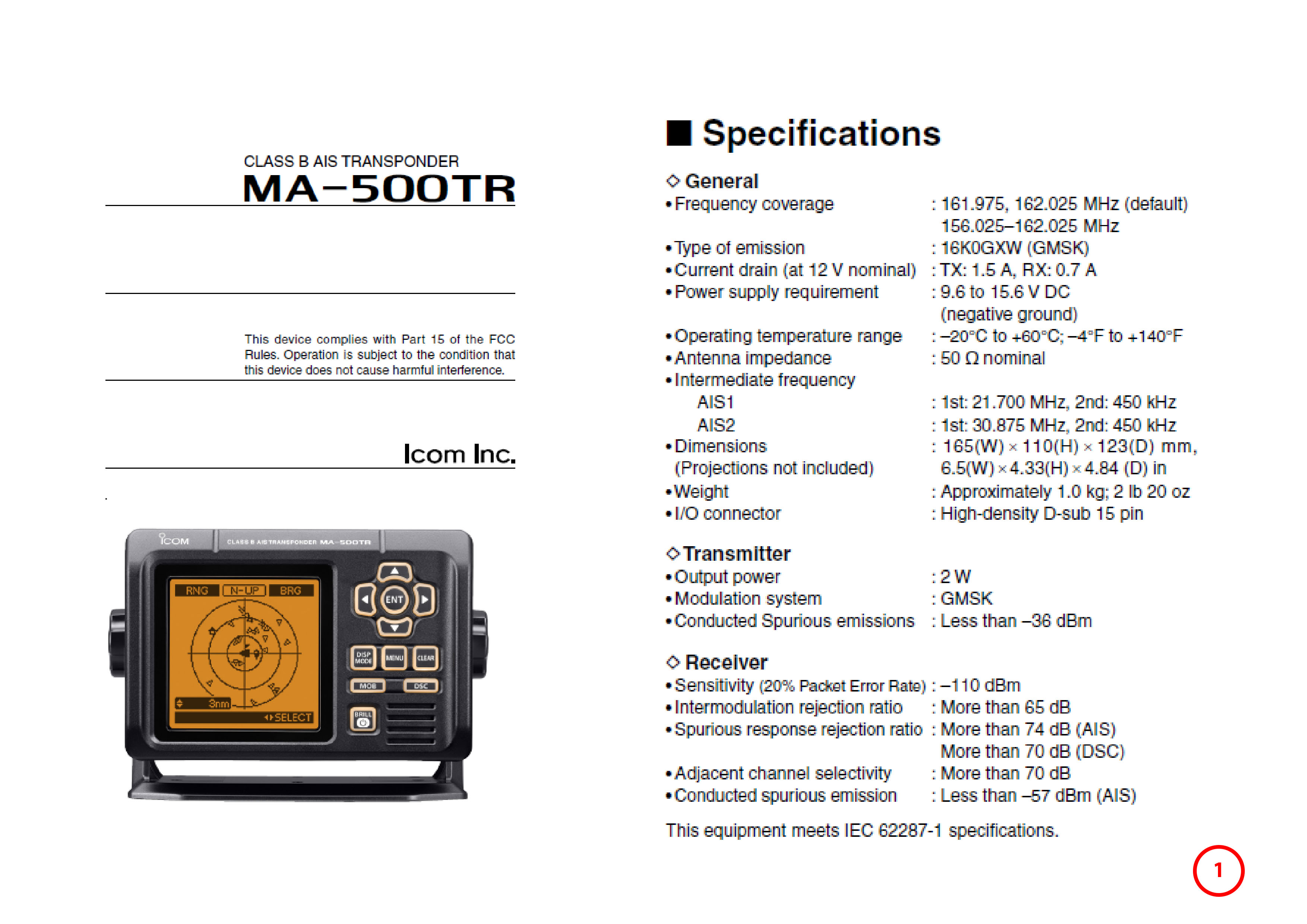 Marine radar with AIS SIPLah