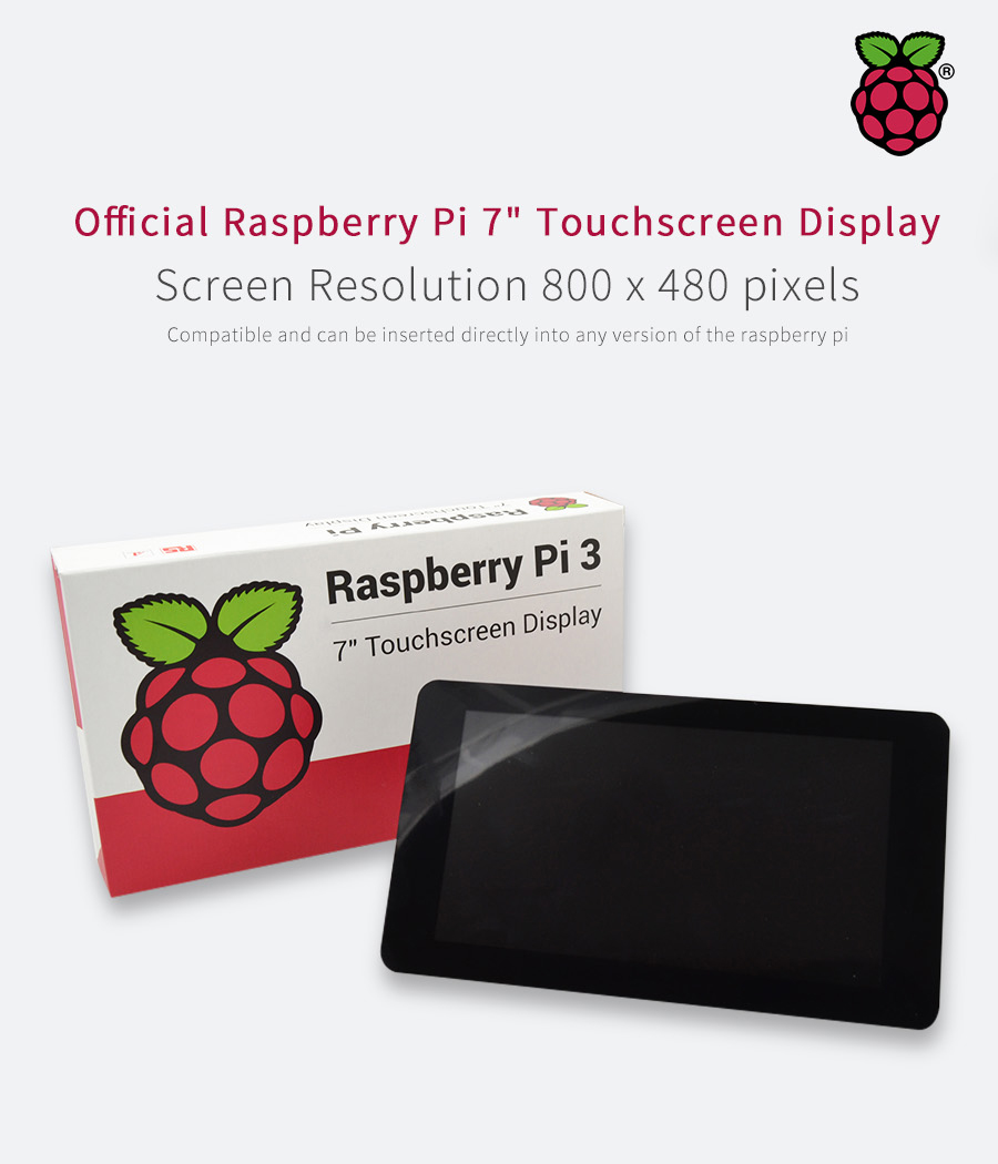 Original Raspberry Pi 7 Inch TFT LCD Touch Screen Shield Monitor ...