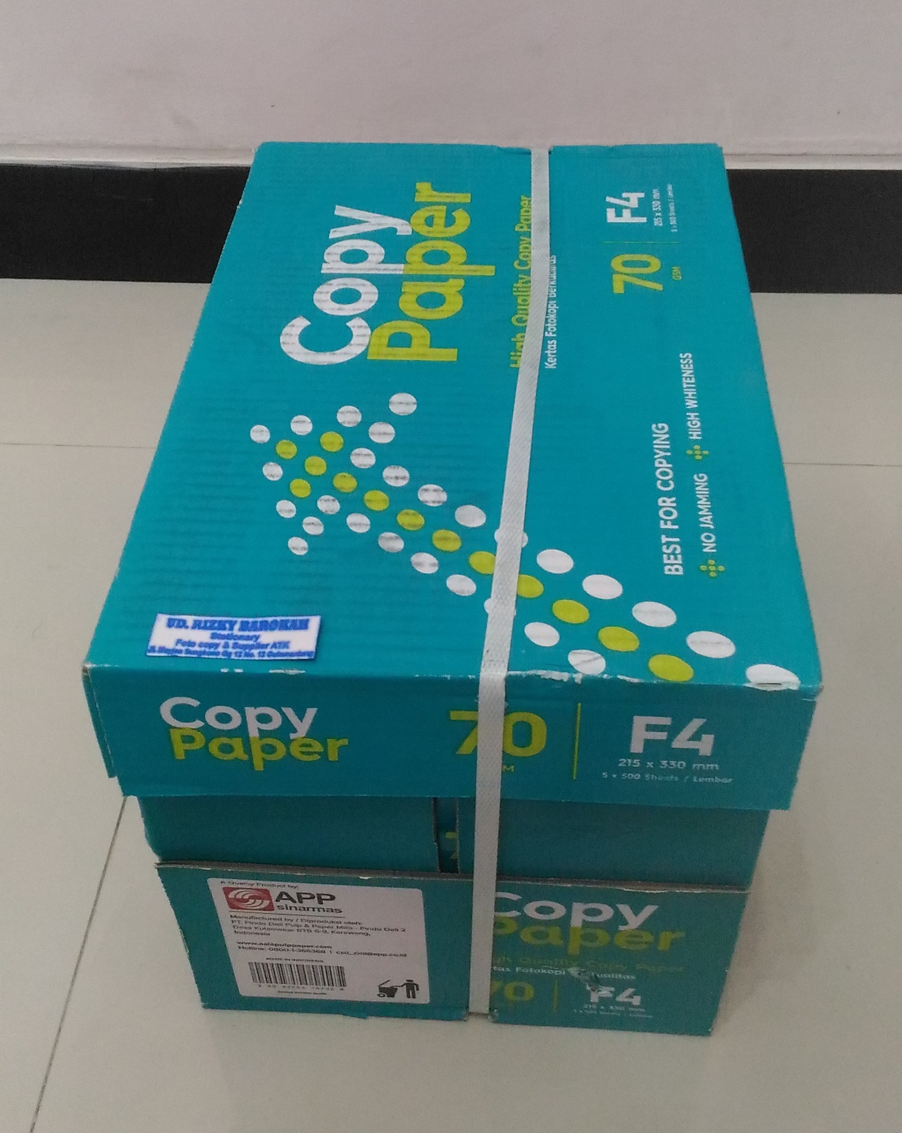 Kertas Hvs F4 70 Gsm Copy Paper Siplah