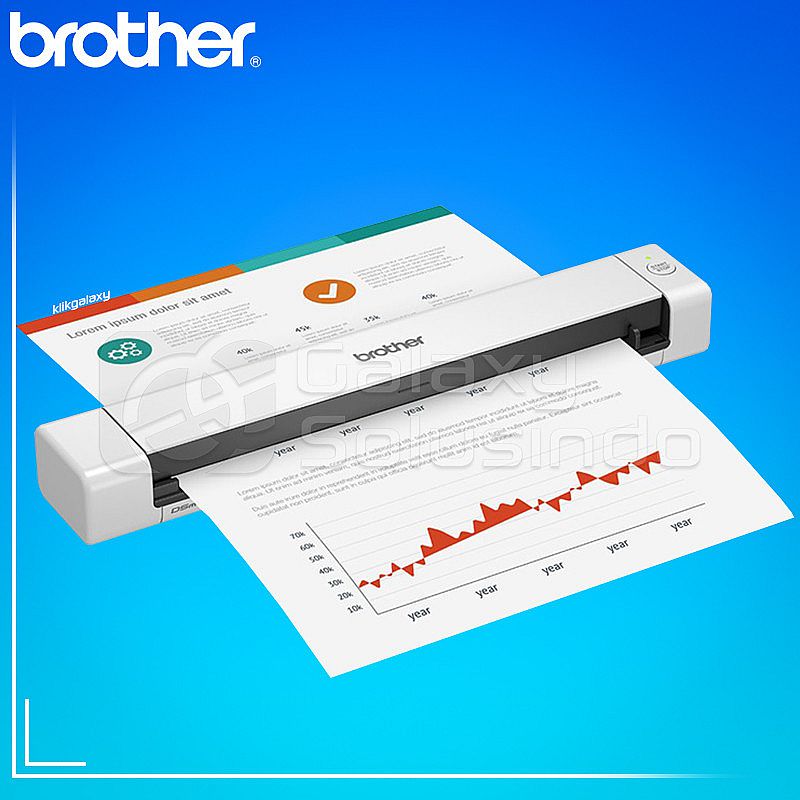 Brother Scanner DS640 Compact Mobile Document DS640 SIPLah