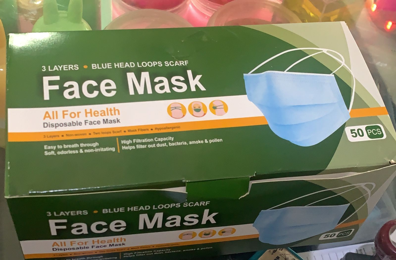 Masker Disposable Hijab 50pcs SIPLah