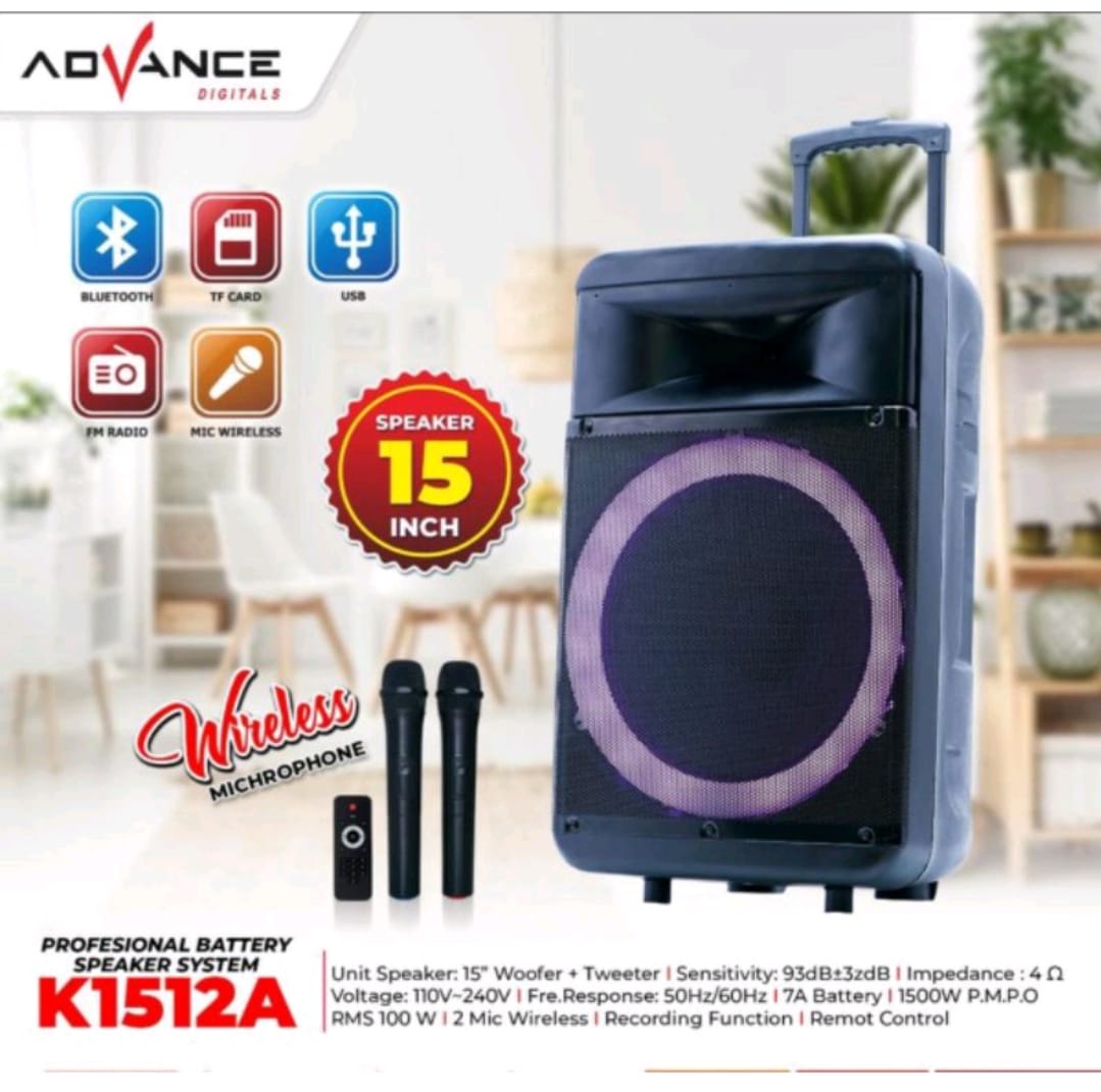 speaker advance k1512a