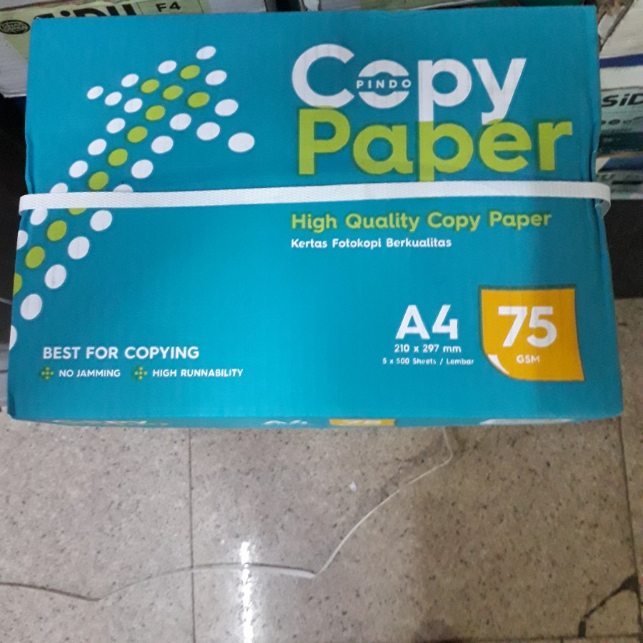 Copy Paper Hvs A4 75 Gram Siplah