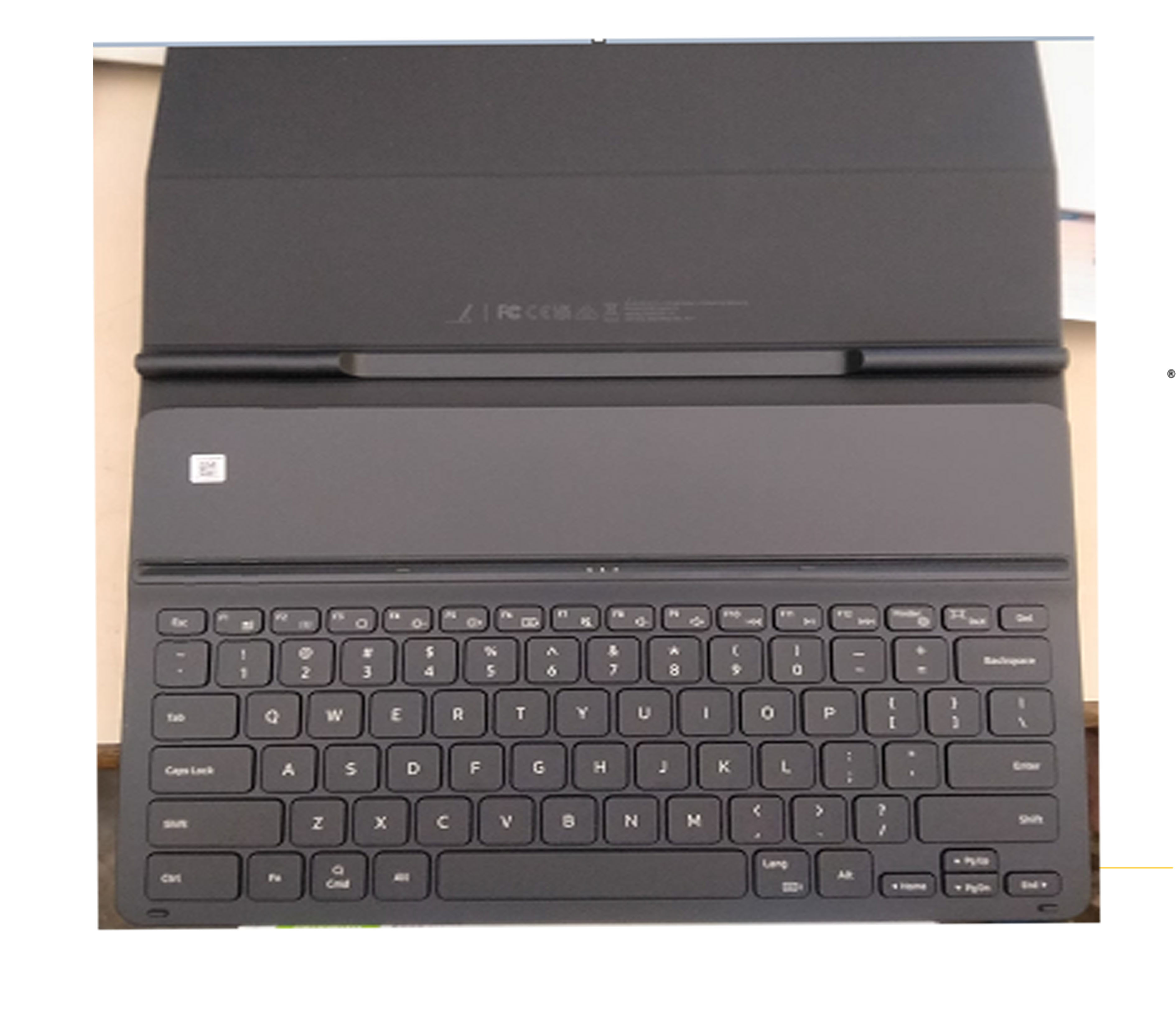 book cover keyboard slim galaxy tab s8+ / tab s7+ garansi sein SIPLah