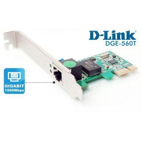 Сетевой адаптер gigabit ethernet d link dge 560t pci express как запустить на 10