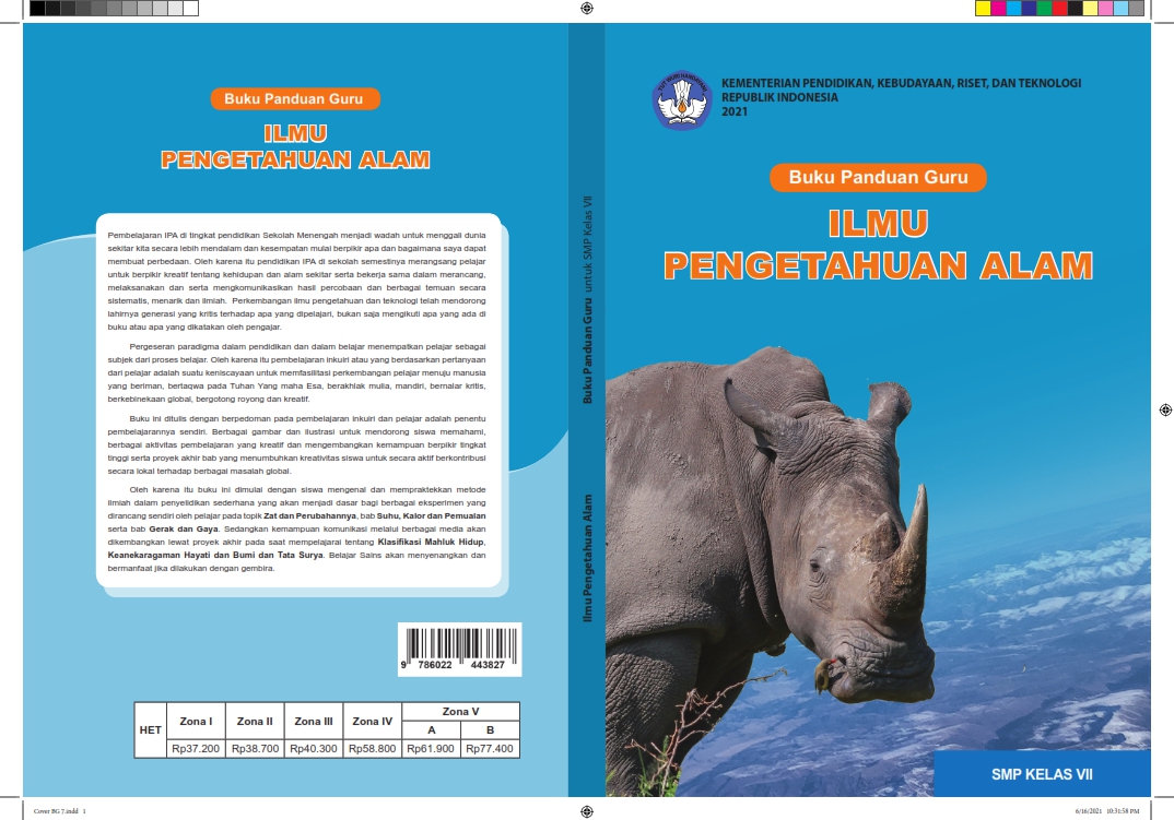 Buku Teks Buku Kurikulum Merdeka Buku Panduan Guru Ilmu Pengetahuan