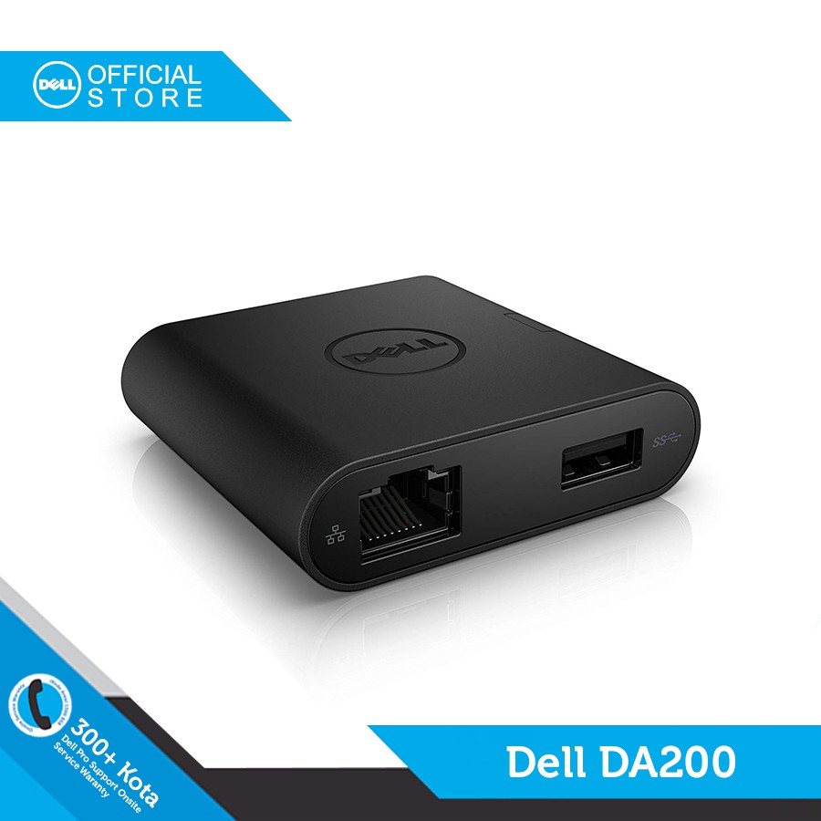 Dell Da200 Adapter Usb Type C To Hdmi Vga Ethernet Usb 30 Siplah 