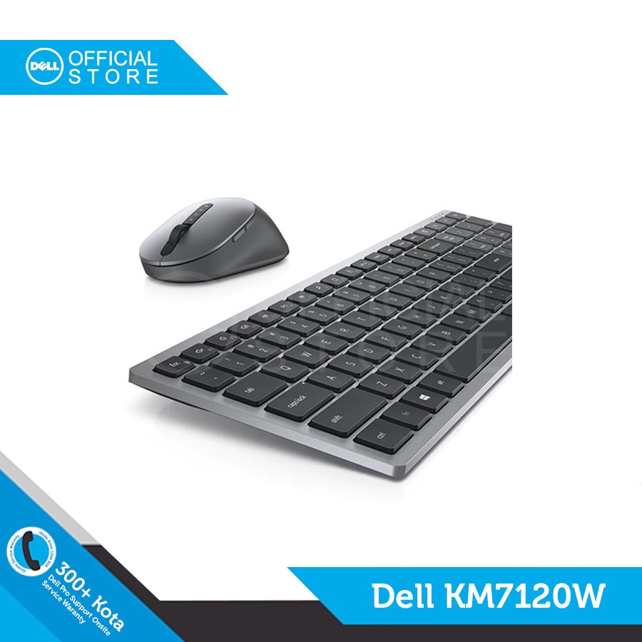 Dell MultiDevice Wireless Keyboard & Mouse Combo KM7120W SIPLah