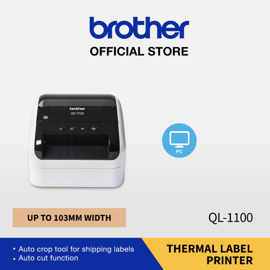 Brother Label Printer QL1100 Barcode Label Maker DK Tape QL1100 SIPLah