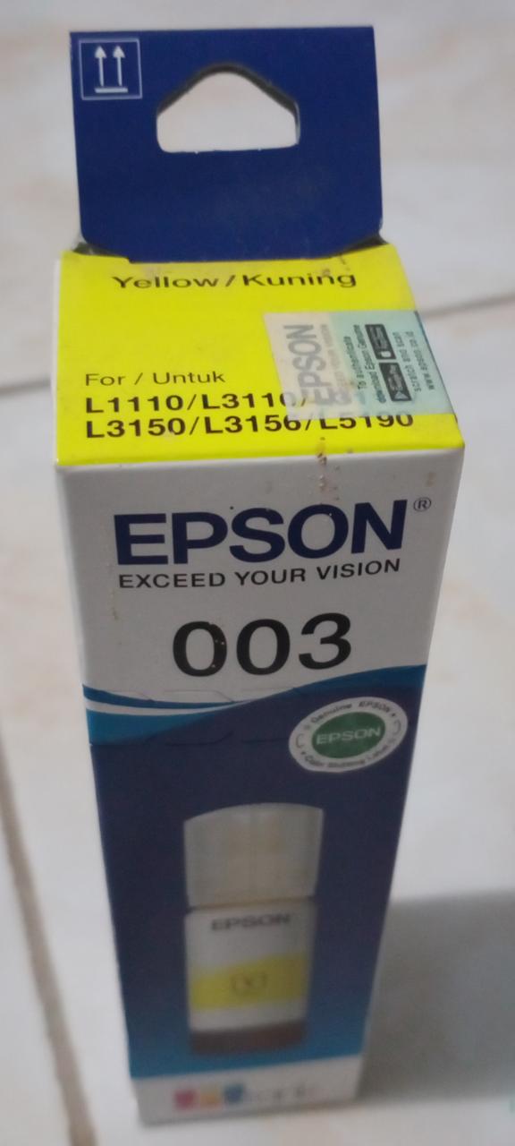 Tinta Epson 003 Warna Kuningyellow Siplah 7634