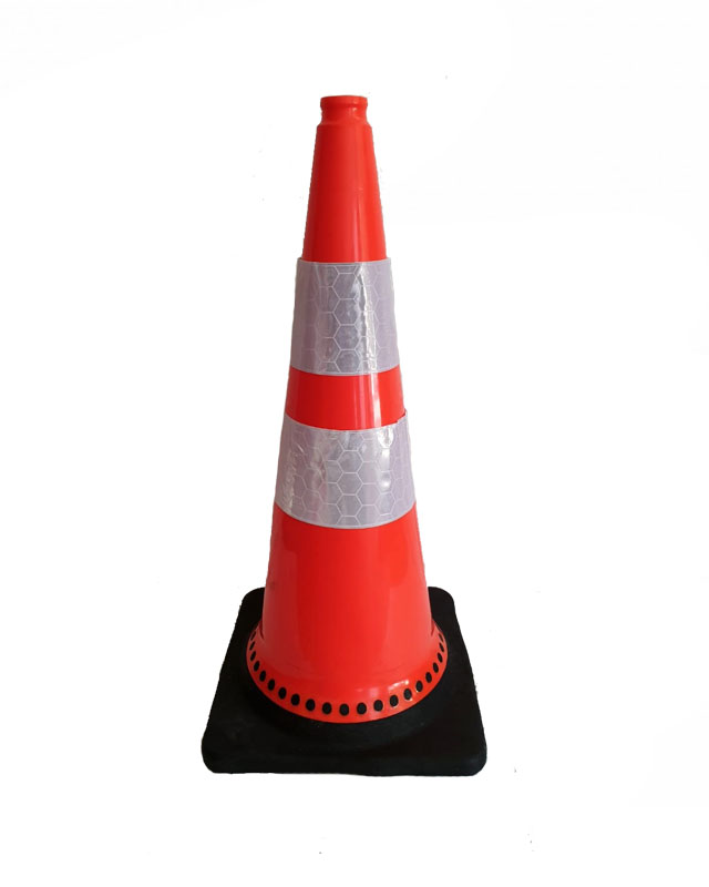 Traffic Cone Rubber / Kerucut Safety 75 cm SIPLah