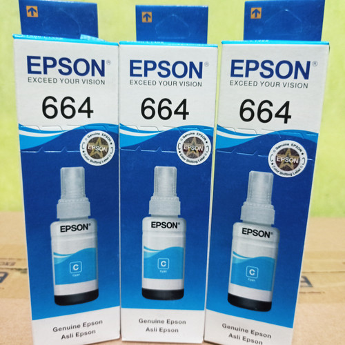 Tinta Printer Epson Original 664 Biru Siplah 5778