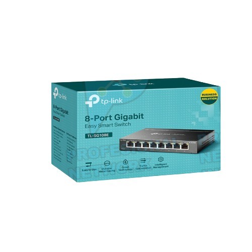 TP-LINK TL-SG108E 8-Port/8 Port Gigabit Easy Smart Switch/TL SG108E ...
