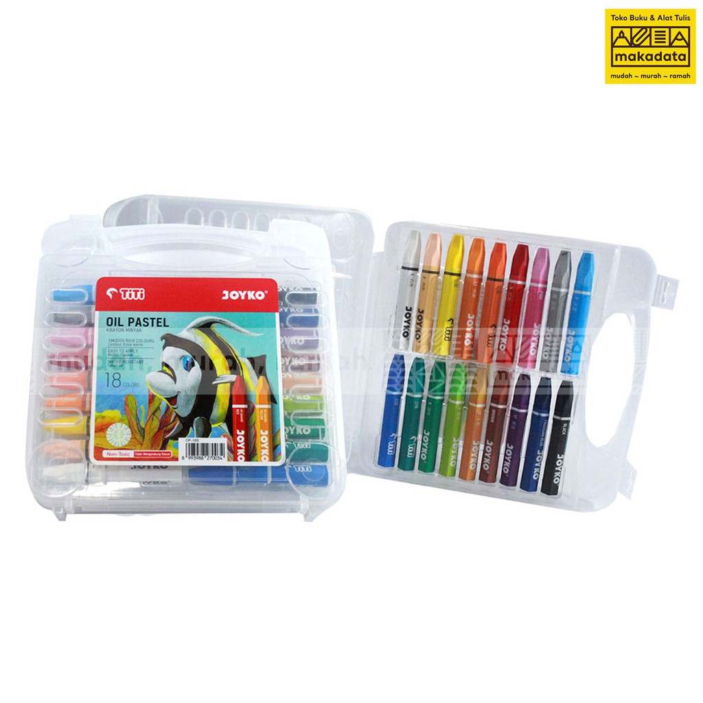 CRAYON JOYKO 18 WARNA SIPLah