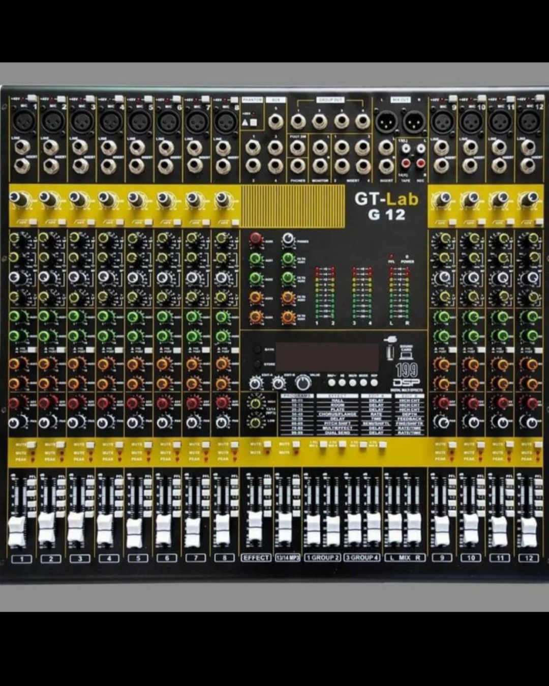 Mixer Audio GT Lab 12Channel By RDW SIPLah