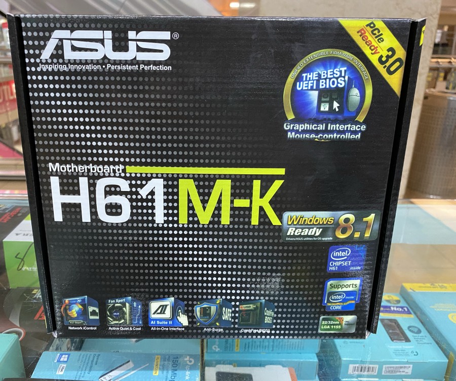 MOTHERBOARD ASUS H61 MK LGA 1155 SIPLah