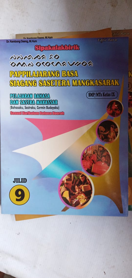 Buku Bahasa Makassar Kelas 9 | SIPLah