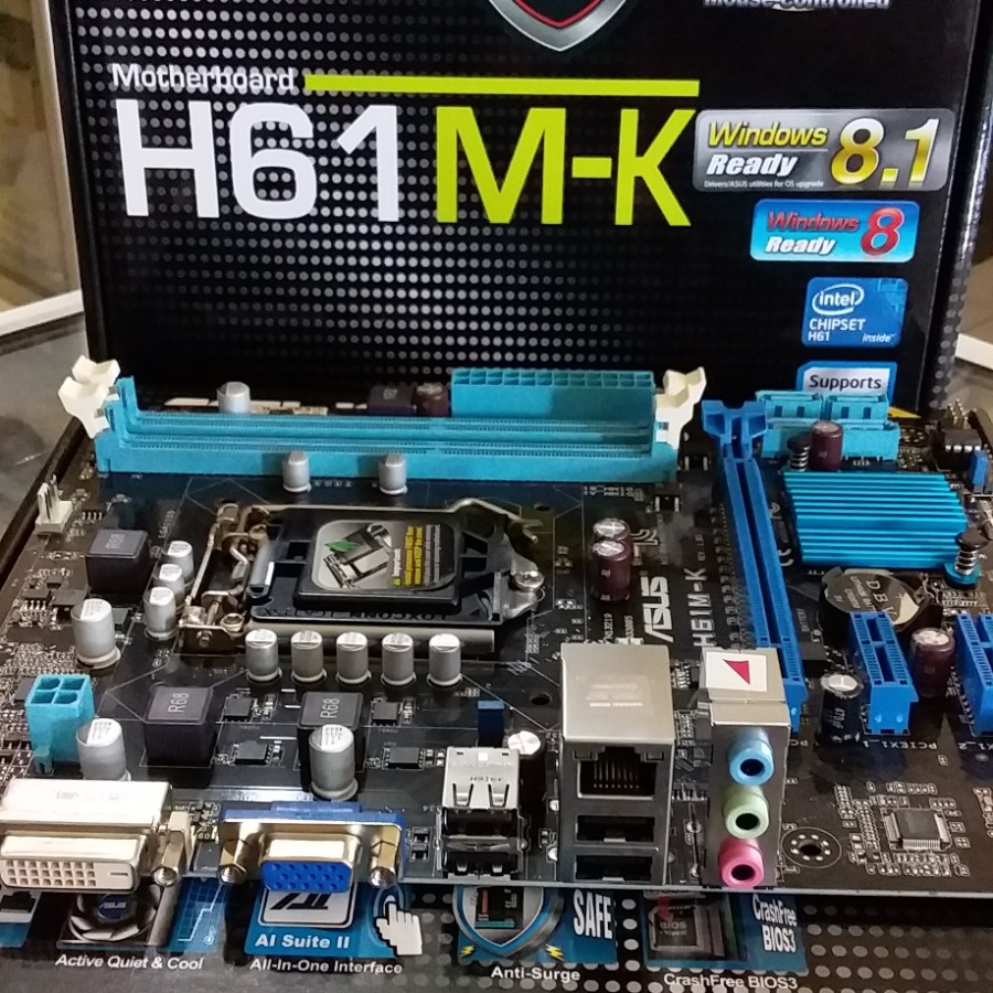 MOTHERBOARD ASUS H61MK LGA 1155 SIPLah