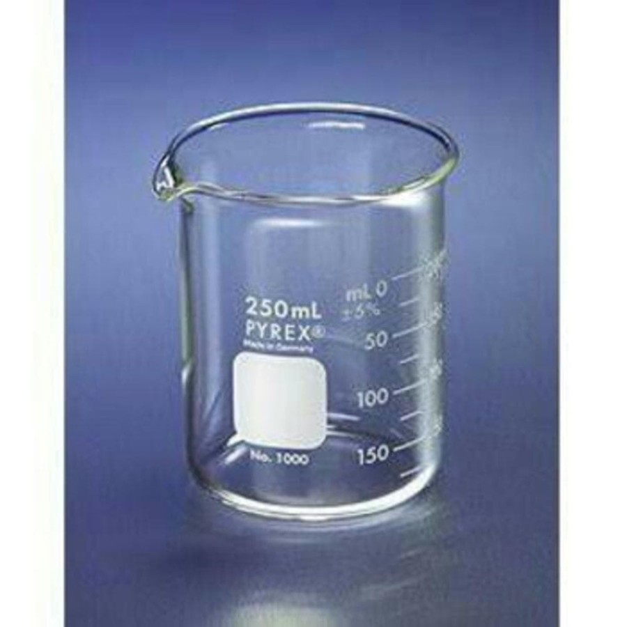 Gelas Beaker Glass Gelas Kimia 250 Ml Pyrex Siplah 7983