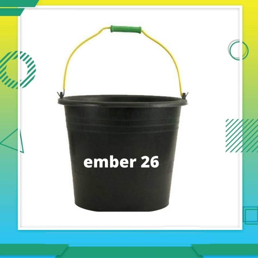 Ember Cor Hitam Karet Anti Pecah Siplah