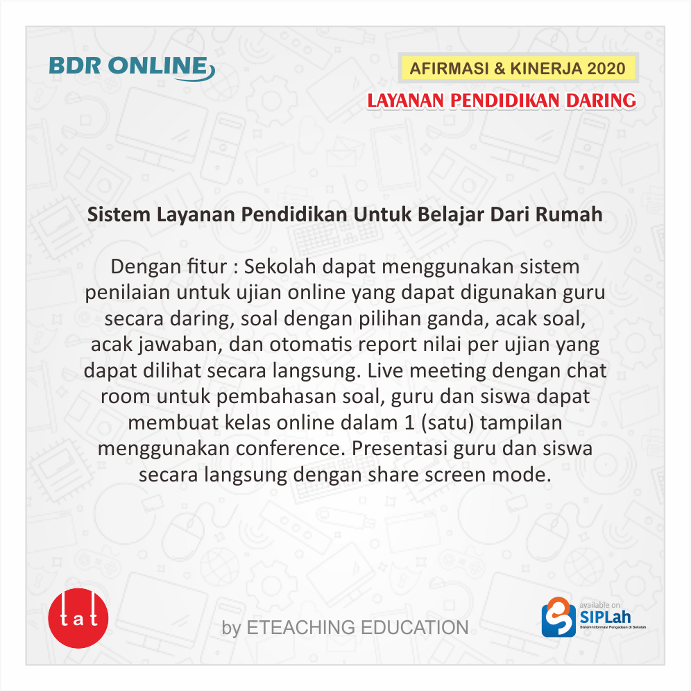 SIPLah Telkom - Belanja Keperluan Sekolah Online Makin Mudah