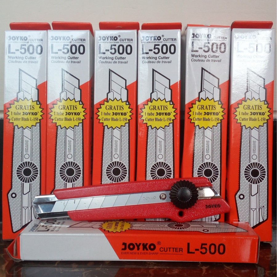 Cutter Besar Kenko Joyko L 500 1pak 12pcs Siplah 