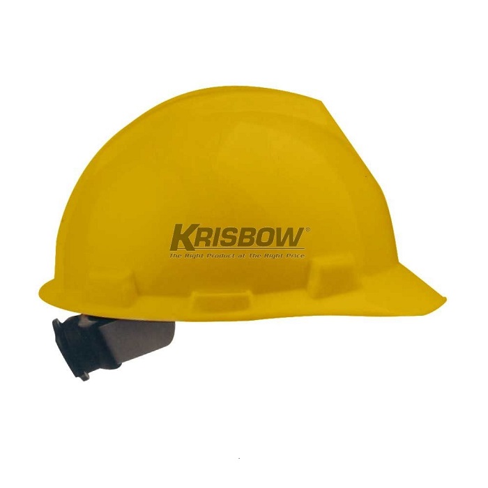 Krisbow KW1000320 Helmet Front Brim Yellow SIPLah