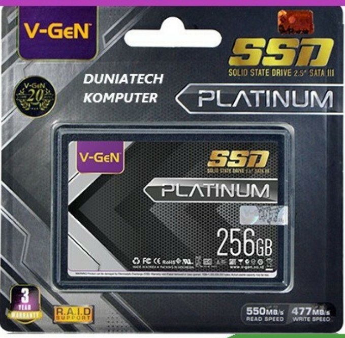 SSD V Gen Platinum 256 GB SIPLah