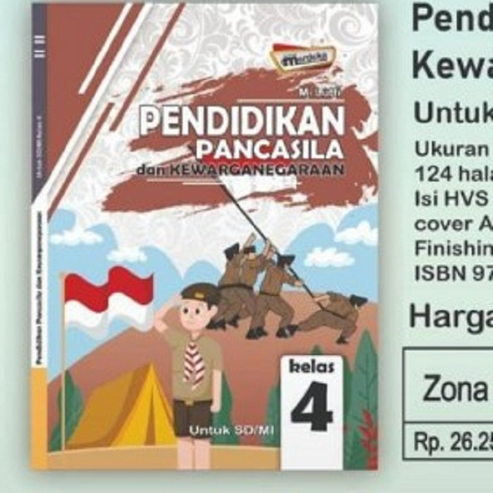 Buku Pendidikan Pancasila Kelas 4 Kurikulum Merdeka