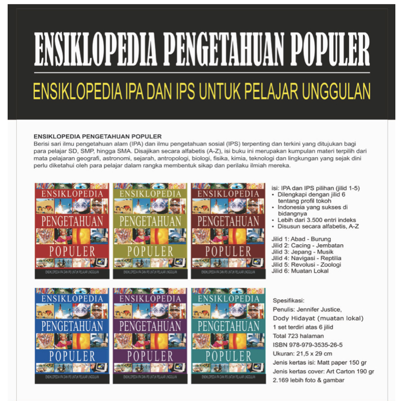 ENSIKLOPEDIA PENGETAHUAN POPULER | SIPLah