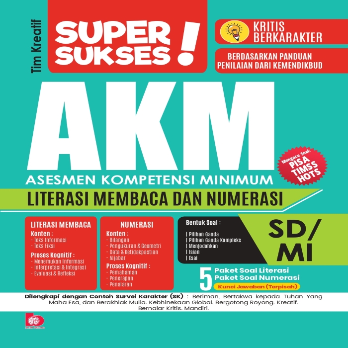 Super Sukses Asesmen Kompetensi Minimum Akm Kelas Viii Smp Mts Siplah 