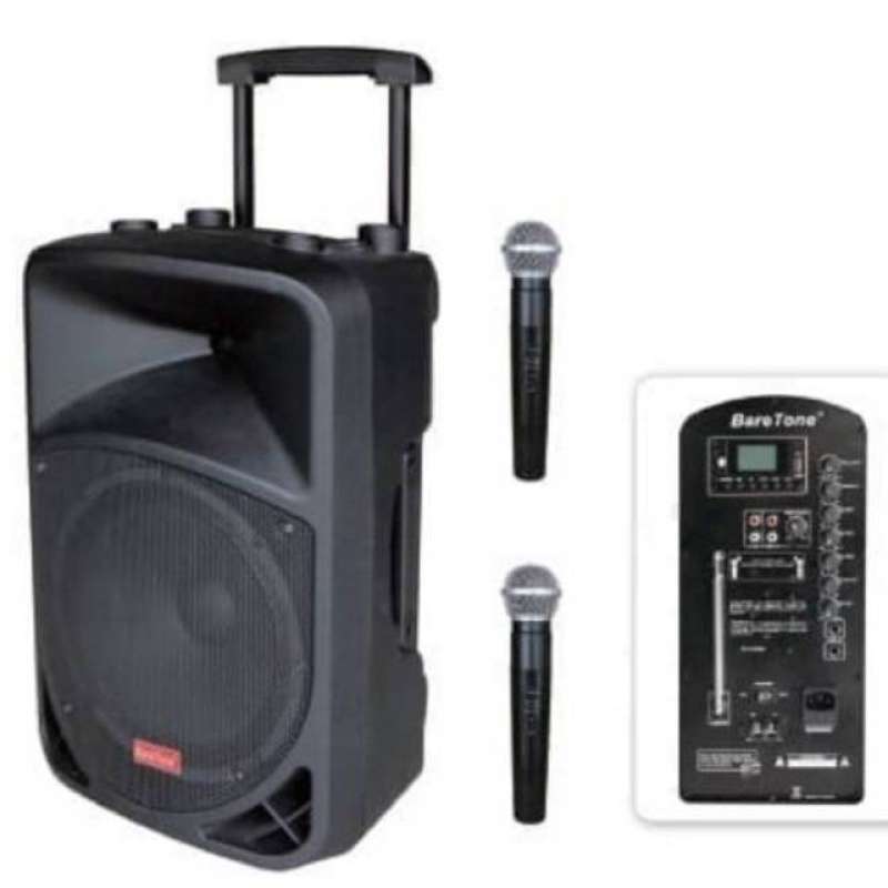 speaker portable baretone 15 inch