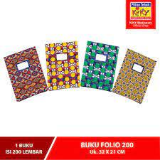 Buku Tulis Folio Ukuran : 21 x 32 cm, Isi : 200 Lbr/Buku | SIPLah