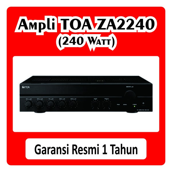 Amplifier TOA ZA 2240 8 channel | SIPLah