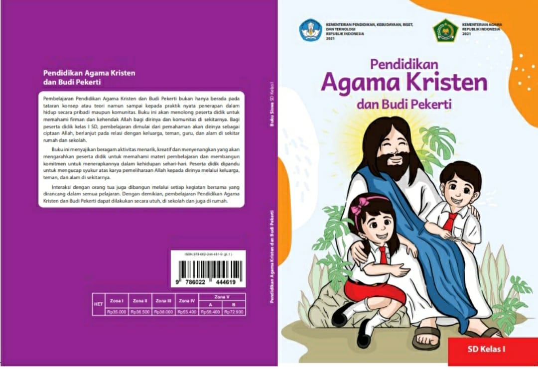 Buku Teks Buku Kurikulum Merdekapendidikan Agama Kristen Dan Budi Pekerti Untuk Sd Kelas I