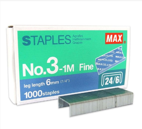 Staples Max no. 3 - 1M 24 / 6 Steples Hekter | SIPLah