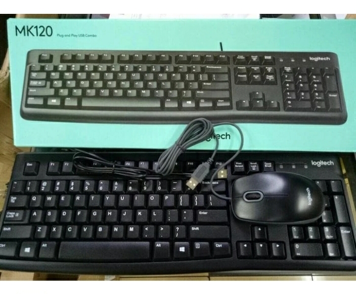 Logitech MK120 Combo Keyboard USB + Mouse USB SIPLah