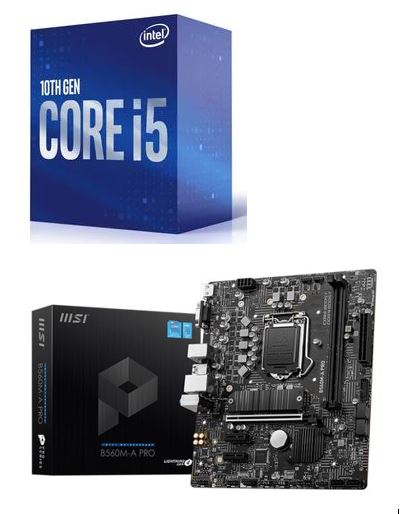 Paket Prosesor Intel® Core™ I5-10400 Dan Mainboard. | SIPLah