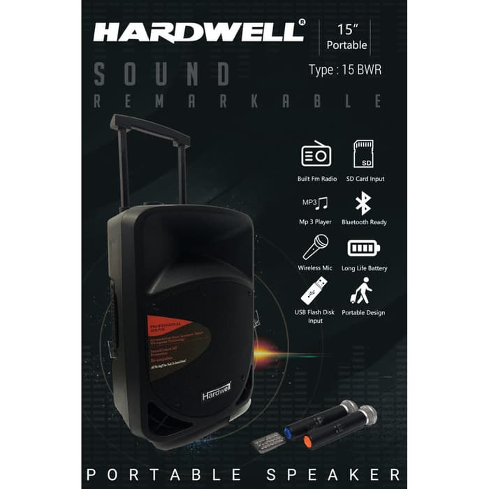 speaker portable hardwell 15