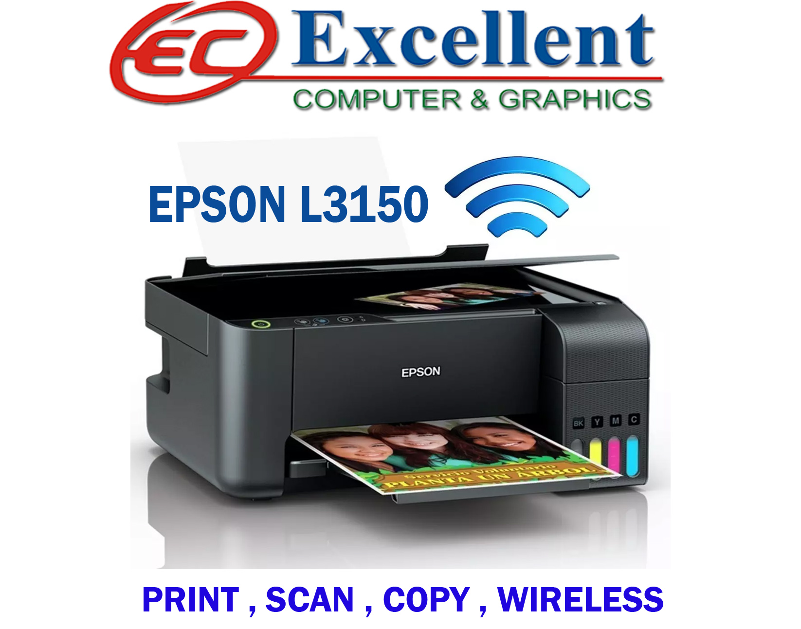 Printer Epson L3150 Print Scan Copy Wireless Siplah 3636