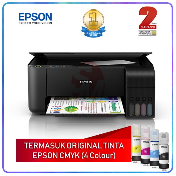 Epson L3110 Printer Ecotank Multifungsi Printscancopy Siplah 6449