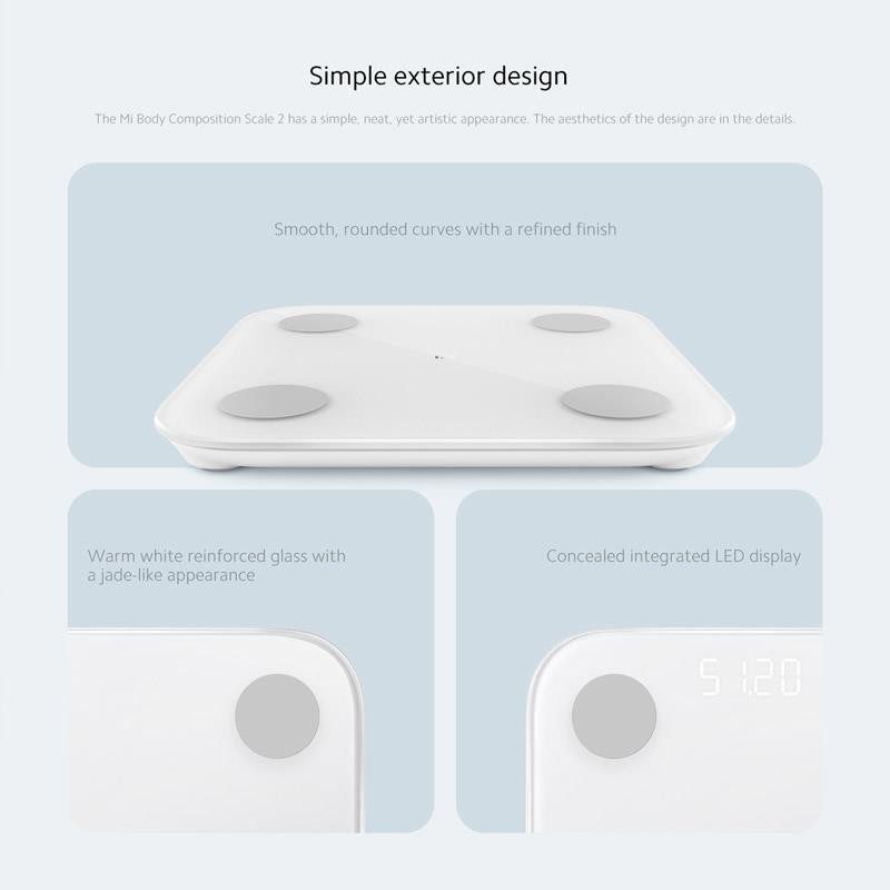XIAOMI Mi Smart Scale 2 Timbangan Badan Digital Xiaomi Body Fat Scale SIPLah