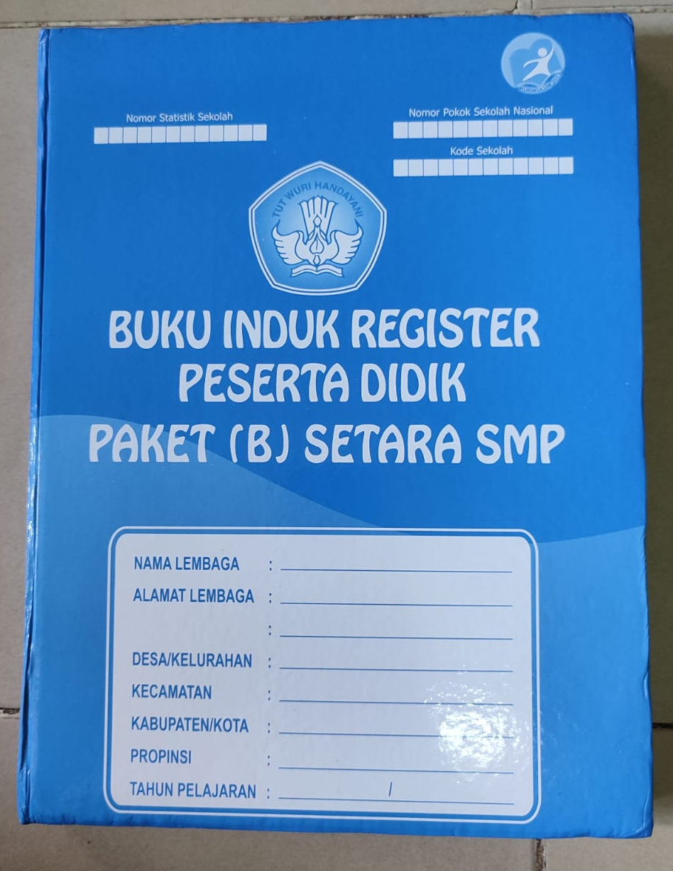 Buku Induk Register Peserta Didik Paket B | SIPLah